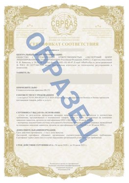 Образец Сертификат СТО 01.064.00220722.2-2020 Нефтеюганск Сертификат СТО 01.064.00220722.2-2020 